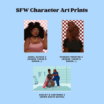 SFW Character Art Prints