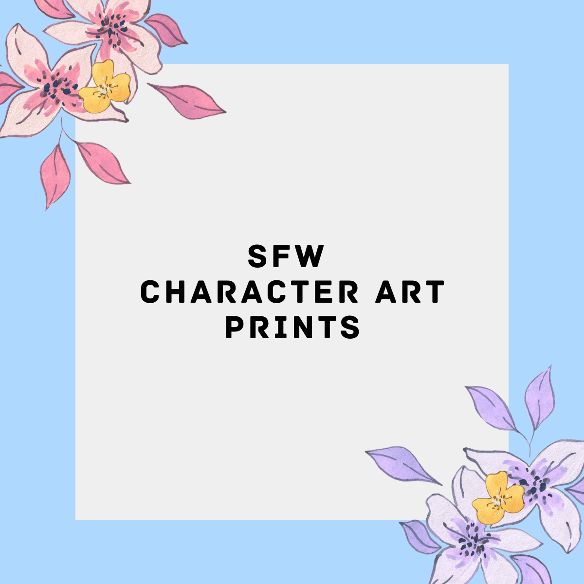 SFW Character Art Prints