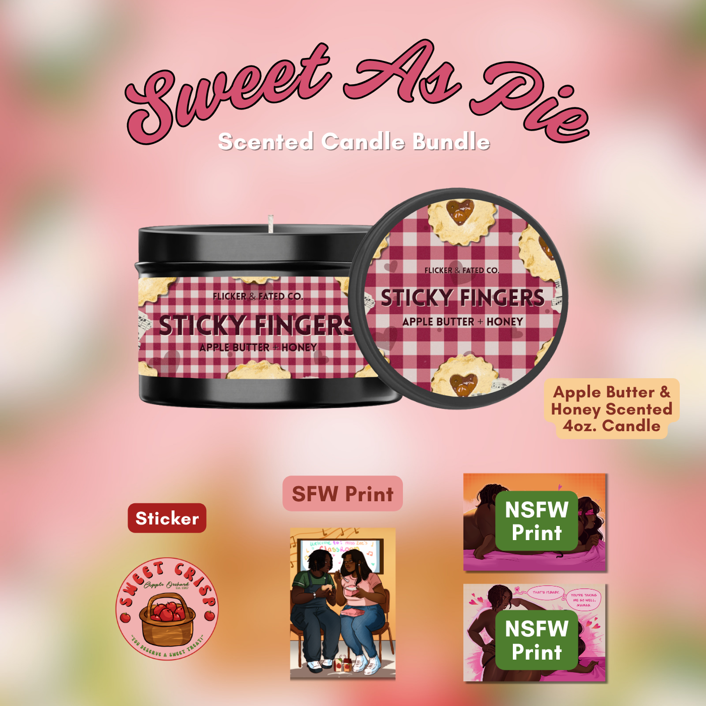 Sweet As Pie Themed Candle Bundle