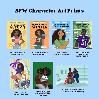SFW Character Art Prints